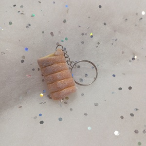 Kürtőskalács kulcstartó  - táska & tok - kulcstartó & táskadísz - kulcstartó - Meska.hu