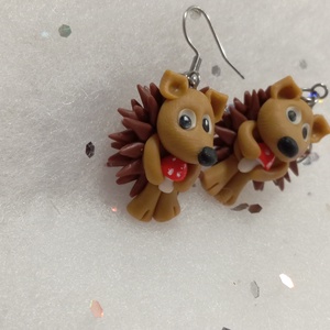 Süni fülbevaló , Ékszer, Fülbevaló, Lógó fülbevaló, Gyurma, Ékszerkészítés, MESKA