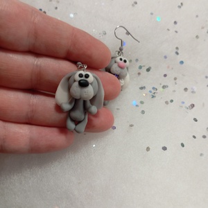 Nyuszi pár  fülbevaló  - ékszer - fülbevaló - lógó fülbevaló - Meska.hu