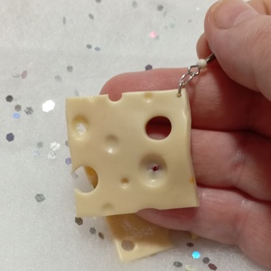 Trappista sajt fülbevaló , Ékszer, Fülbevaló, Lógó fülbevaló, Gyurma, Ékszerkészítés, MESKA