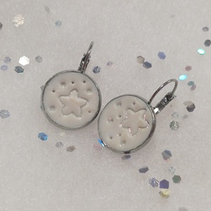 Tél fülbevaló   - ékszer - fülbevaló - lógó fülbevaló - Meska.hu