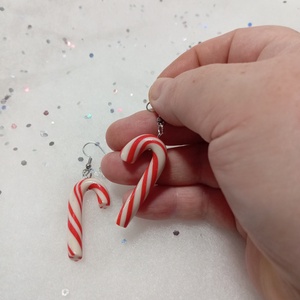 Nagy cukorpálca   fülbevaló   - ékszer - fülbevaló - lógó fülbevaló - Meska.hu