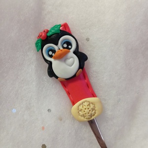 Pingvines teáskanál kávéskanál, Otthon & Életmód, Konyhafelszerelés, tálalás, Tálalás, Bögre & Csésze, Gyurma, MESKA