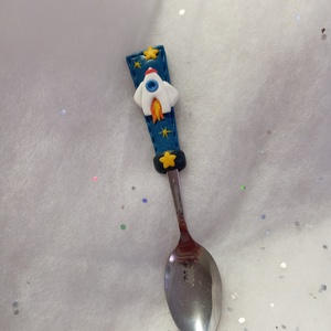 Kis űrhajósoknak teáskanál kakaós kanál - otthon & életmód - konyhafelszerelés, tálalás - tálalás - bögre & csésze - Meska.hu