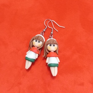 Magyar Leányka fülbevaló  - Meska.hu