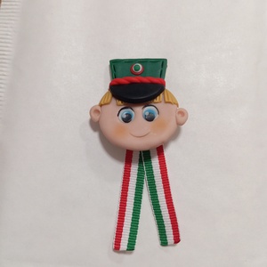 Magyar kis Huszár trikolor kitűző - Meska.hu