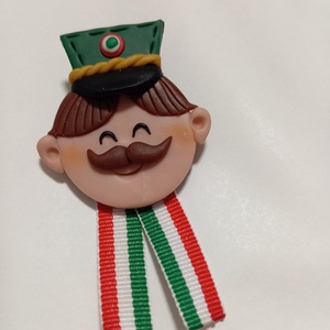 Magyar Huszár trikolor kitűző - Meska.hu