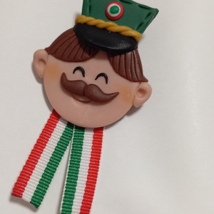 Magyar Huszár trikolor kitűző - ékszer - kitűző és bross - Meska.hu