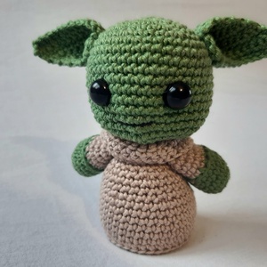 baby Yoda, Játék & Sport, Plüssállat & Játékfigura, Plüss mesefigurák, Horgolás, MESKA