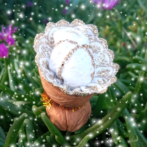 Karácsonyi dióbaba - karácsony - karácsonyi lakásdekoráció - karácsonyi lakásdíszek - Meska.hu