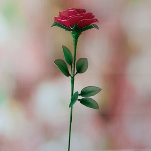 Harisnyavirág rózsa - otthon & életmód - dekoráció - asztal és polc dekoráció - asztaldísz - Meska.hu