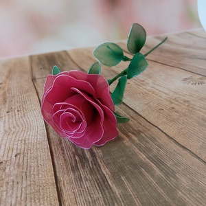Harisnyavirág rózsa - otthon & életmód - dekoráció - asztal és polc dekoráció - asztaldísz - Meska.hu