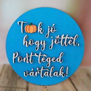 Őszi tökös ajtódísz  - Meska.hu