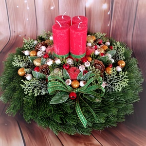 Adventi koszorú  - Meska.hu