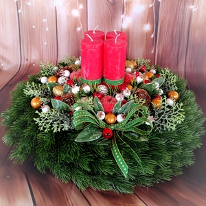 Adventi koszorú  - karácsony - adventi díszek - adventi koszorú - Meska.hu