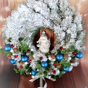 Fenyős Karácsony ajtódísz  - karácsony - adventi díszek - adventi ajtódísz - Meska.hu