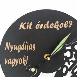Nyugdíjas falióra - otthon & életmód - dekoráció - fali és függő dekoráció - falióra & óra - Meska.hu