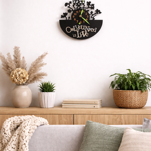 Baglyos falióra - otthon & életmód - dekoráció - fali és függő dekoráció - falióra & óra - Meska.hu