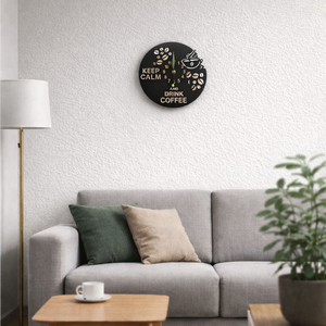 Kávés óra - otthon & életmód - dekoráció - fali és függő dekoráció - falióra & óra - Meska.hu