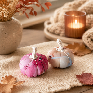 Őszi textil tök szett � 2 db - Meska.hu