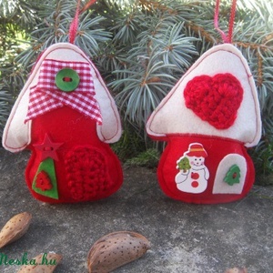 Karácsonyfadísz szett - Meska.hu