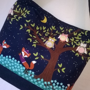  Éjszakai erdő oldaltáska - Meska.hu