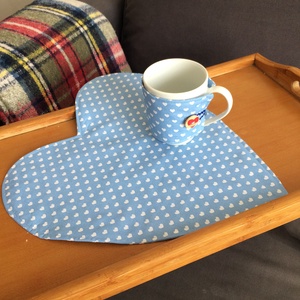 Bögremelegítő szív alakú alátéttel - Meska.hu