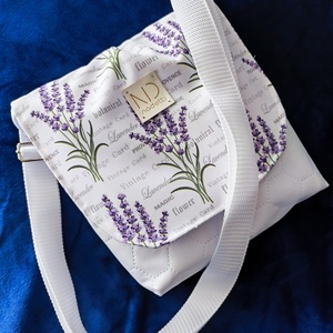 Levendulás oldaltáska - Meska.hu