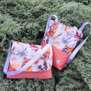 Közepes méretű oldaltáska  - táska & tok - kézitáska & válltáska - vállon átvethető táska - Meska.hu