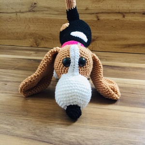 Basset Hound kutyus - játék & sport - plüssállat & játékfigura - kutya - Meska.hu