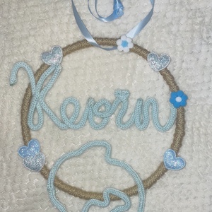 Egyedi névdekorácio - baba - mama - babaszoba dekoráció - baba névtábla - Meska.hu