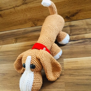 Horgolt Basset Hound - Meska.hu