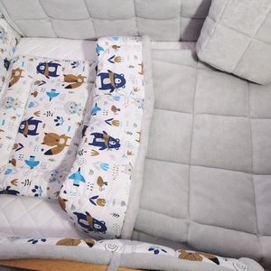 Babatakaró és pána babaágynemű steppelt ajándék pelenka tárolóval, Otthon & Életmód, Babaszoba, gyerekszoba, Baba ágynemű, Varrás, MESKA