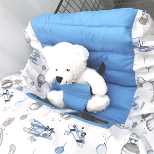 Bevásárlókocsi huzat biztonsági övvel  - játék & sport - 3 éves kor alattiaknak - bevásárlókocsi huzat - Meska.hu