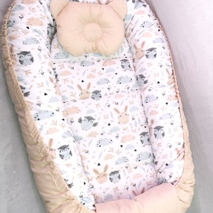 Babafészek  levehető huzattal  - otthon & életmód - babaszoba, gyerekszoba - babafészek - Meska.hu