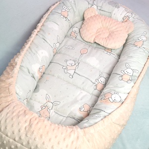 Babafészek  levehető huzattal  - otthon & életmód - babaszoba, gyerekszoba - babafészek - Meska.hu