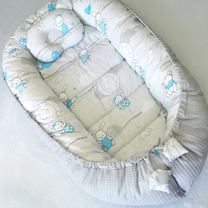 Babafészek  levehető huzattal  - baba - mama - babaágyneműk - babafészek - Meska.hu