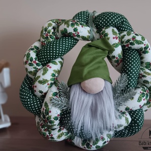 Ajtódísz,  kopogtató  - karácsony - karácsonyi lakásdekoráció - karácsonyi ajtódíszek - Meska.hu