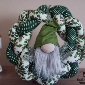 Ajtódísz,  kopogtató  - karácsony - karácsonyi lakásdekoráció - karácsonyi ajtódíszek - Meska.hu