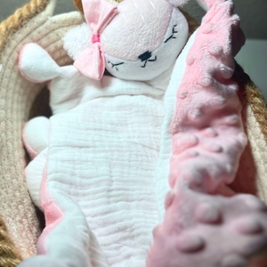 Őzike szundikendő rózsaszínben, Játék & Sport, Baba & babaház, Baba, Hímzés, Baba-és bábkészítés, MESKA