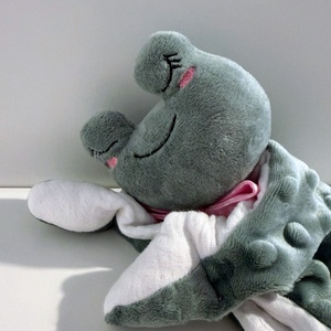 Béka szundikendő - játék & sport - baba & babaház - baba - Meska.hu