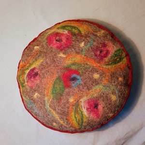 Meditációs ülőpárna, jógapárna nemez ülőlappal Csenge - játék & sport - sport és kikapcsolódás - jóga, pilates, torna - jógapárna - Meska.hu