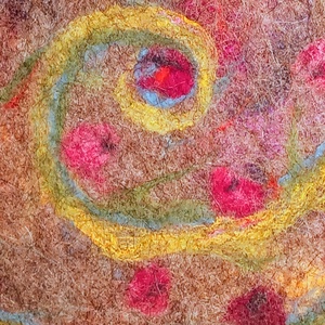 Meditációs ülőpárna, jógapárna nemez ülőlappal Turbolya - játék & sport - sport és kikapcsolódás - jóga, pilates, torna - jógapárna - Meska.hu