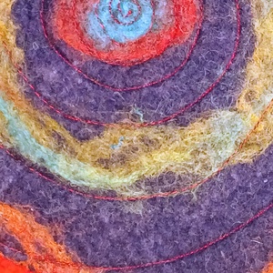 Meditációs ülőpárna, jógapárna nemez ülőlappal Merkaba - játék & sport - sport és kikapcsolódás - jóga, pilates, torna - jógapárna - Meska.hu