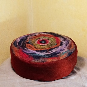 Meditációs ülőpárna, jógapárna nemez ülőlappal Capella - Meska.hu