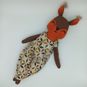 Textil mókus  - játék & sport - baba & babaház - baba - Meska.hu