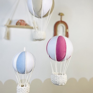 Hőlégballon babaszoba dekoráció , Otthon & Életmód, Babaszoba, gyerekszoba, Babaszoba dekoráció, Mindenmás, Horgolás, MESKA
