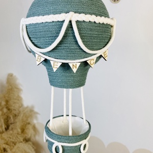Hőlégballon babaszoba dekoráció  - otthon & életmód - babaszoba, gyerekszoba - babaszoba dekoráció - Meska.hu