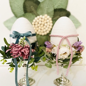 Húsvéti asztaldísz, tavaszi dekoráció - otthon & életmód - dekoráció - asztal és polc dekoráció - asztaldísz - Meska.hu