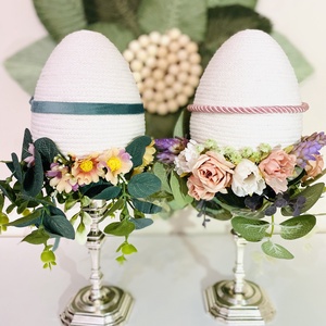 Húsvéti asztaldísz, tavaszi dekoráció - otthon & életmód - dekoráció - asztal és polc dekoráció - asztaldísz - Meska.hu